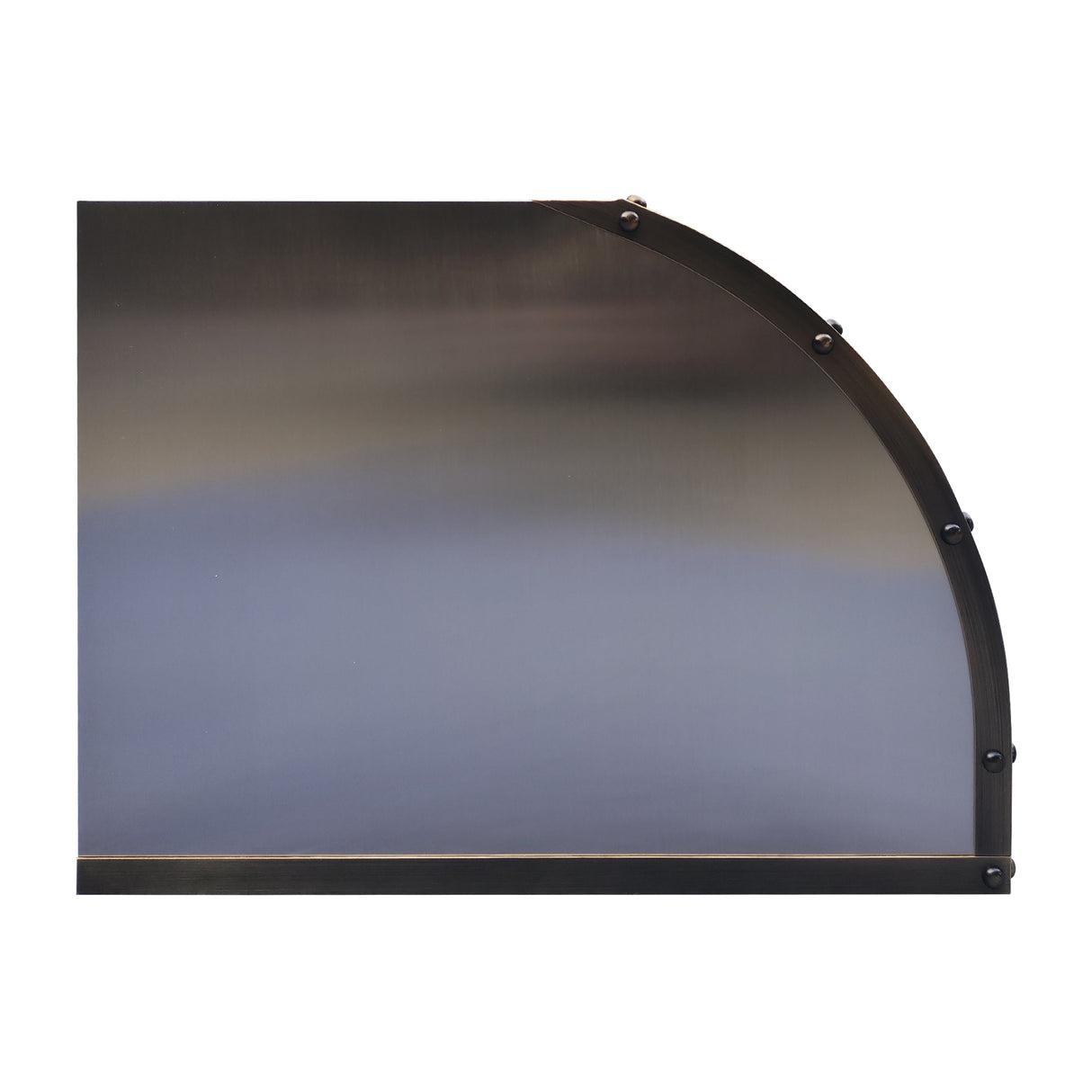 USA Modern Stainless Steel Kitchen Hood Featuring Artisan Straps USHS-134