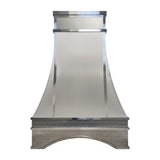 USA Modern Stainless Steel Kitchen Hood with Artisan Apron URHS-176