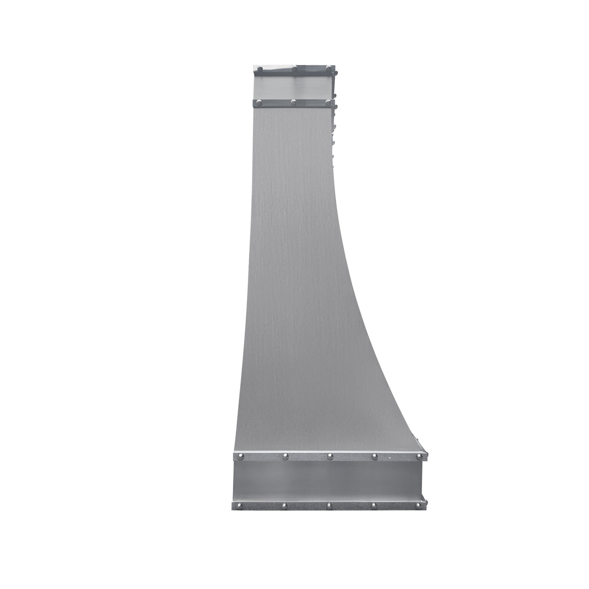 USA Modern Stainless Steel Vent Hood with Polished Straps URHS-125