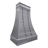 USA Modern Stainless Steel Vent Hood with Polished Straps URHS-125