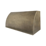 USA Non-directional Antique Brass Kitchen Hood with Modern Curved Shaped URHB-150