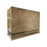 USA Non-directional Brass Custom Stove Hood with Artisan Box Shaped URHB-110