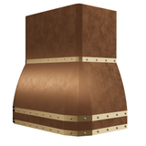 USA Custom Square Bell Copper Range Hood URHC-21