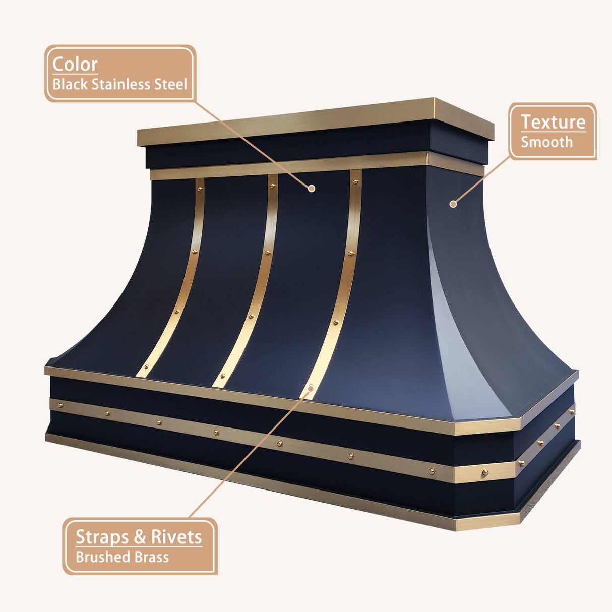 USA Texas Artisan Stainless Steel Vent Hood URHS-115