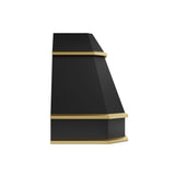 USA Texas Custom Black Stainless Steel Stove Hood URHS-233