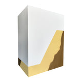 USA White Box Shaped Stainless Steel Vent Hood with Artisan Apron URHS-211