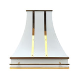 USA White California Stainless Steel Exhaust Hood URHS-150