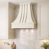 USA White Custom Stainless Steel Vent Hood URHS-203