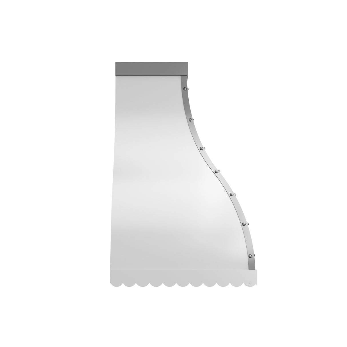 USA White Designer Custom Stainless Steel Vent Hood URHS-196
