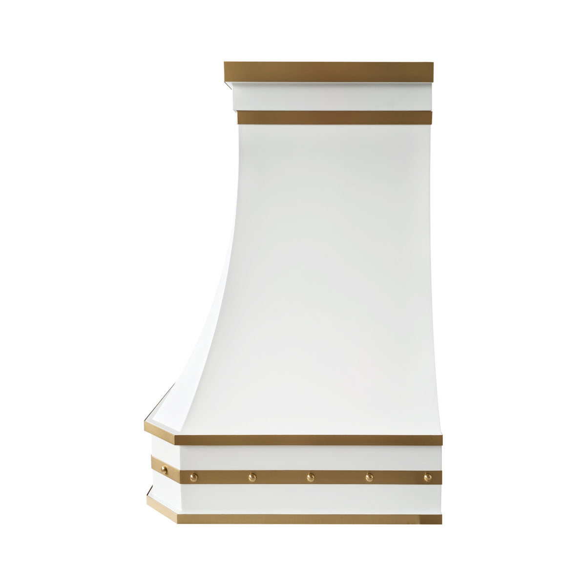 USA White Luxury Handcrafted Stainless Steel Range Hood URHS-263