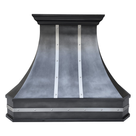 USA Custom Premium Zinc Kitchen Vent Hood URHZ-02