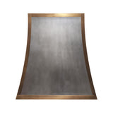 USA Custom Zinc Range Hood with Curved Shaped URHZ-03