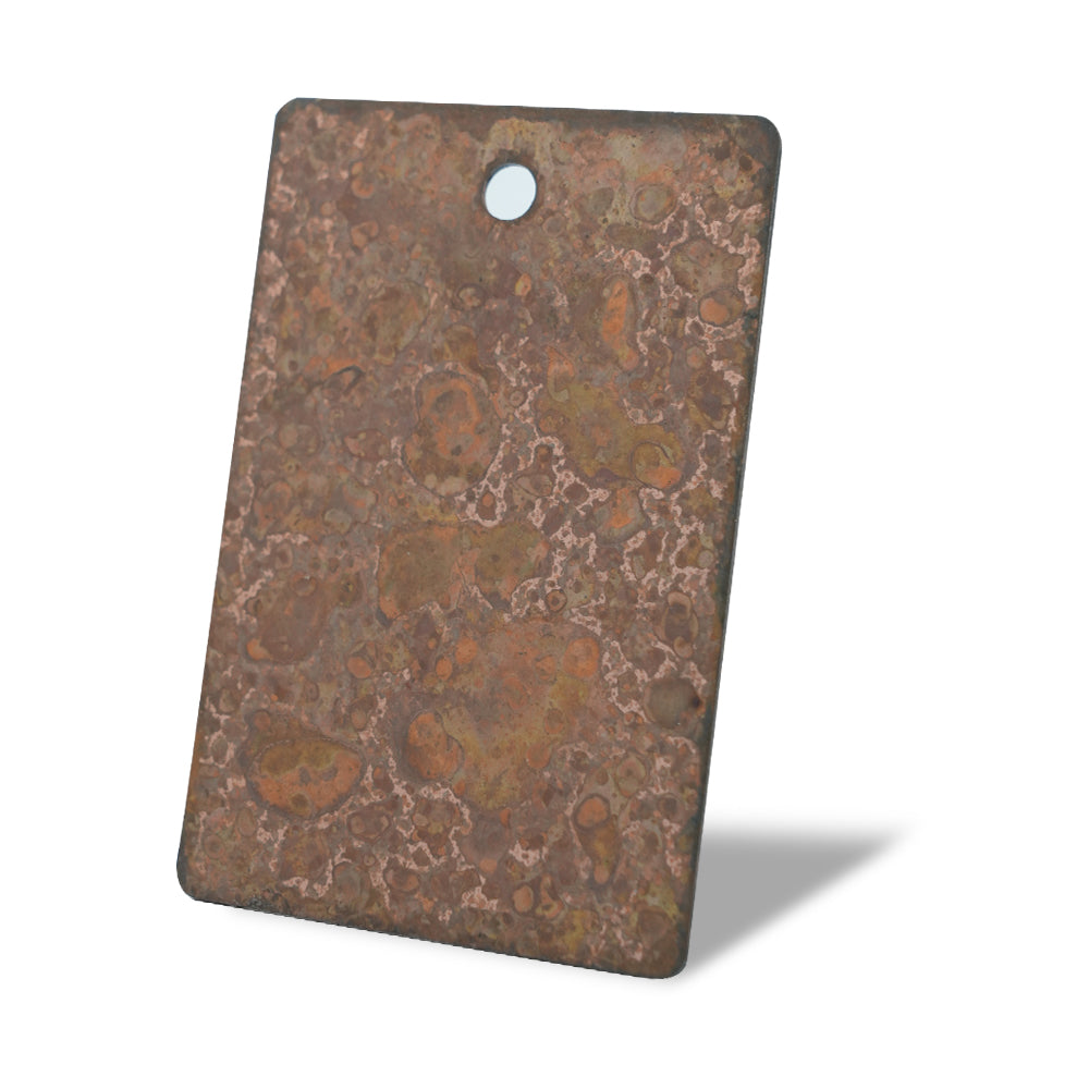 USA Weathered Copper Samples Smooth Finish