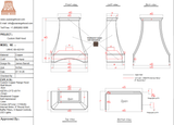 USA Custom Range Hood-URHC-58-Custom Link for Morgan
