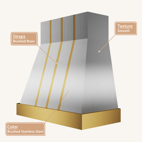 USA Handcrafted Stainless Steel Stove Vent Hoods URHS-10