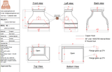 USA Custom Kitchen Hood-URHC-22-Custom Link for Armando