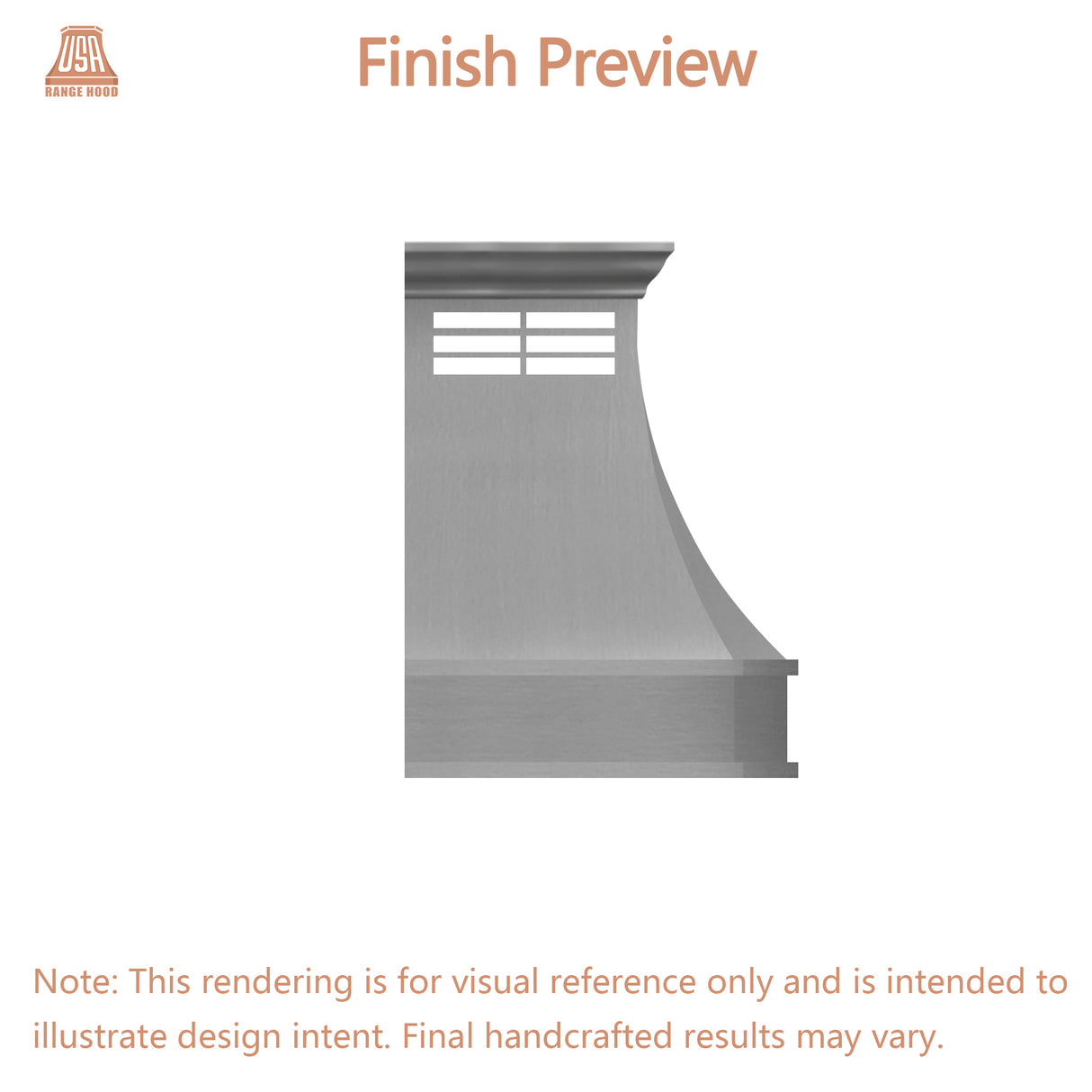 USA Custom Range Hood-URHS-67 Custom Link for SUSAN BRODSKY