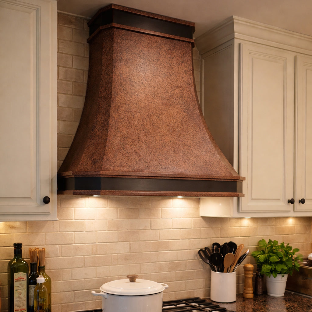 USA Classic Weathered Copper Range Hood URHC-90