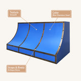 USA Florida Blue Stainless Steel Vent Hood URHS-188