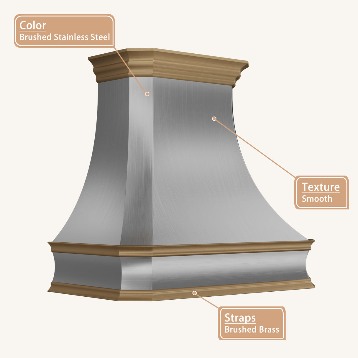 USA Texas Minimal Stainless Steel Range Hood URHS-200