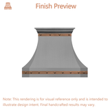 USA Custom Range Hood-URHS-68-Custom Link for Ismael