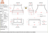 USA Custom Range Hood-URHC-57-Custom Link for Linda