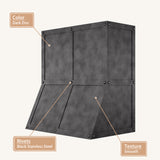 USA Modern Dark Zinc Vent Hood URHZ-16