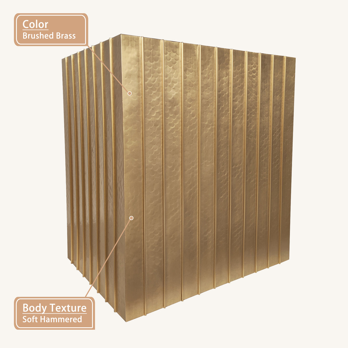 USA Designer Custom Brass Range Hood with Box Shaped URHB-147
