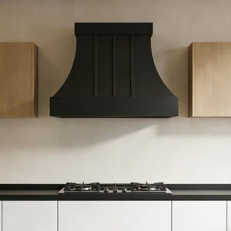 USA Black Designer Custom Stainless Steel Kitchen Hood URHS-177