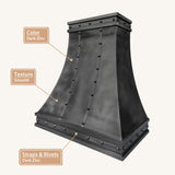 USA Minimal Dark Zinc Kitchen Hood URHZ-21