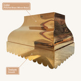 USA Luxury Polished Brass Vent Hood with Bell Shaped URHB-156