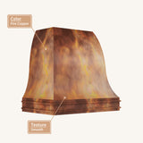 USA Fire Copper Handcrafted Exhaust Hood URHC-111